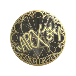 Sticker | apEX (Gold) | Cologne 2026 image