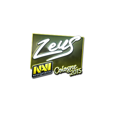 Sticker | Zeus (Foil) | Cologne 2015