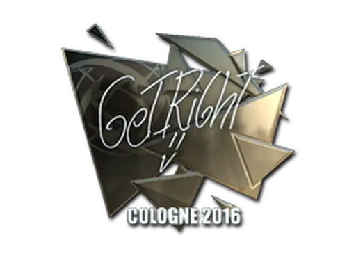 Sticker | GeT_RiGhT (Foil) | Cologne 2016