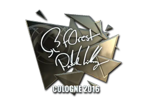 Sticker | f0rest (Foil) | Cologne 2016