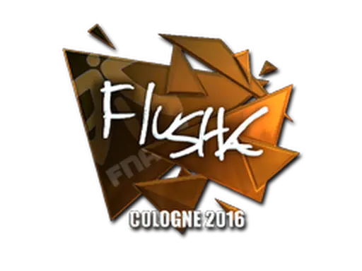 Sticker | flusha (Foil) | Cologne 2016