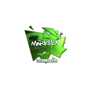 Sticker | markeloff (Foil) | Cologne 2016