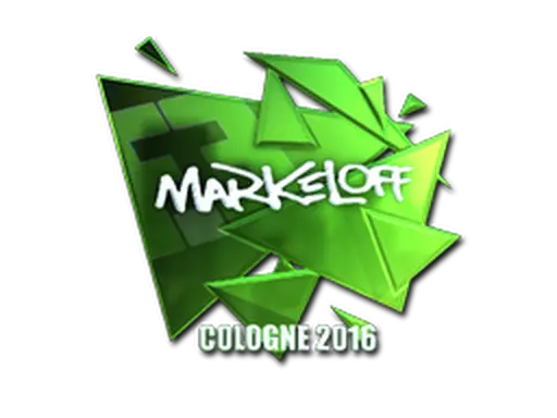 Sticker | markeloff (Foil) | Cologne 2016