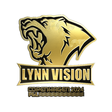 Sticker | Lynn Vision (Gold) | Copenhagen 2024