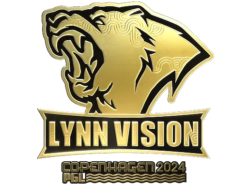 Sticker | Lynn Vision (Gold) | Copenhagen 2024