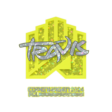 Sticker | TRAVIS (Glitter) | Copenhagen 2024