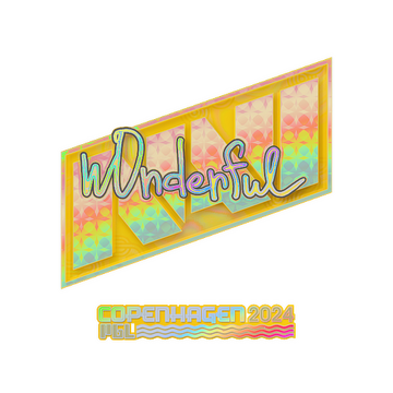 Sticker | w0nderful (Holo) | Copenhagen 2024