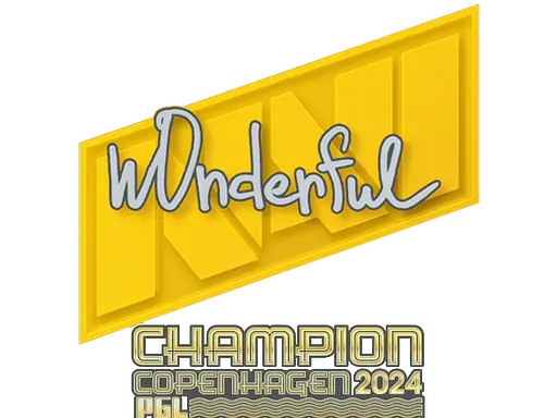 Sticker | w0nderful (Champion) | Copenhagen 2024