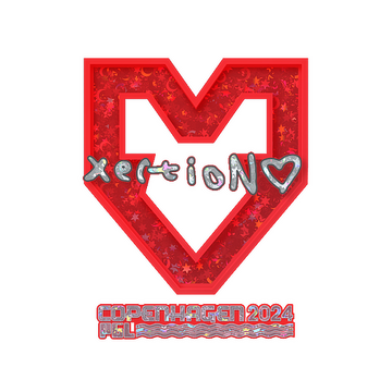 Sticker | xertioN (Glitter) | Copenhagen 2024
