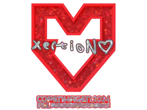Sticker | xertioN (Glitter) | Copenhagen 2024