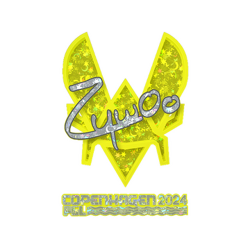 Sticker | ZywOo (Glitter) | Copenhagen 2024