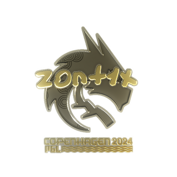 Sticker | zont1x (Gold) | Copenhagen 2024