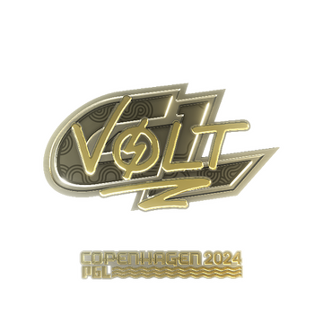 Sticker | volt (Gold) | Copenhagen 2024