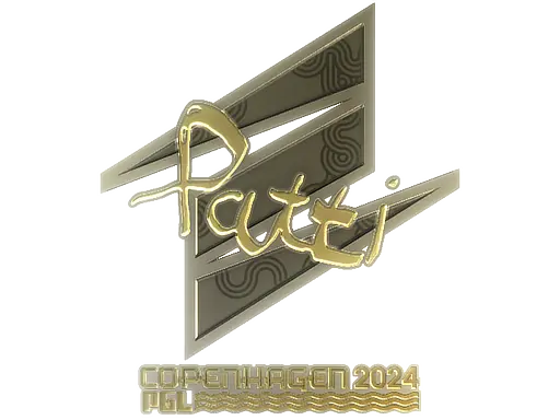 Sticker | Patti (Gold) | Copenhagen 2024