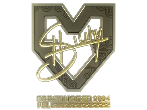 Sticker | siuhy (Gold) | Copenhagen 2024