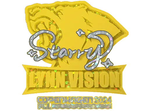 Sticker | Starry (Glitter) | Copenhagen 2024