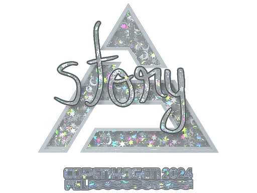 Sticker | story (Glitter) | Copenhagen 2024