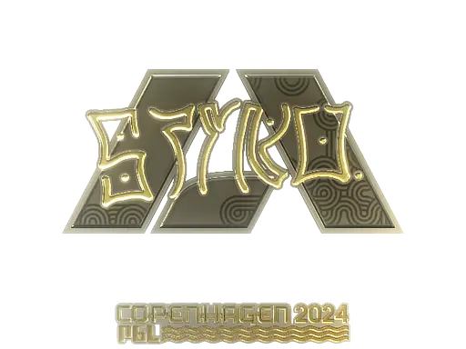 Sticker | STYKO (Gold) | Copenhagen 2024