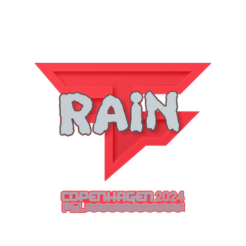 Sticker | rain | Copenhagen 2024