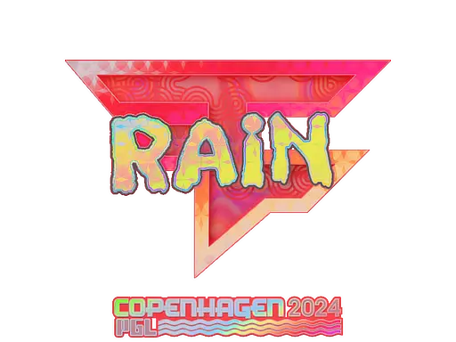Sticker | rain (Holo) | Copenhagen 2024