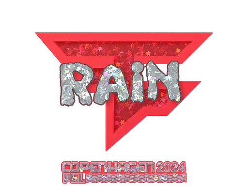Sticker | rain (Glitter) | Copenhagen 2024