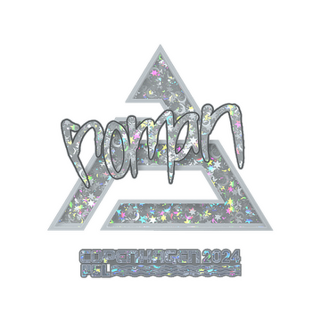 Sticker | roman (Glitter) | Copenhagen 2024