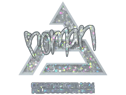 Sticker | roman (Glitter) | Copenhagen 2024