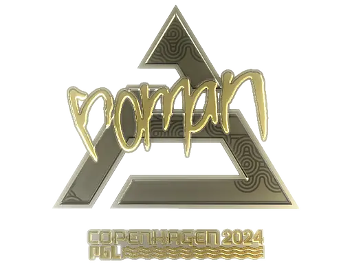 Sticker | roman (Gold) | Copenhagen 2024