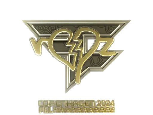 Sticker | ropz (Gold) | Copenhagen 2024