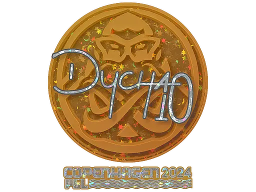 Sticker | Dycha (Glitter) | Copenhagen 2024