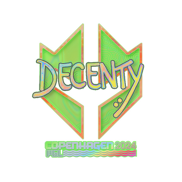 Sticker | decenty (Holo) | Copenhagen 2024