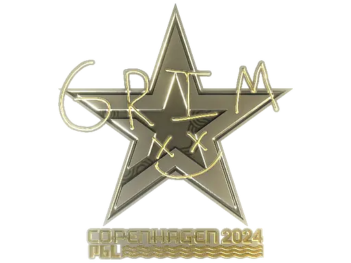Sticker | Grim (Gold) | Copenhagen 2024