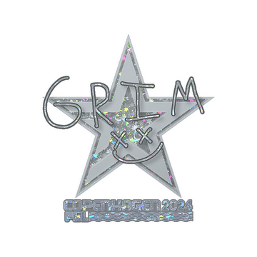 Sticker | Grim (Glitter) | Copenhagen 2024