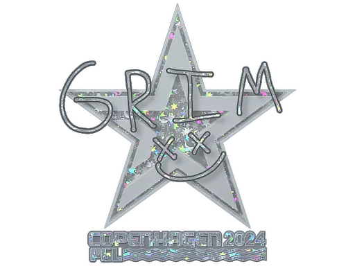 Sticker | Grim (Glitter) | Copenhagen 2024