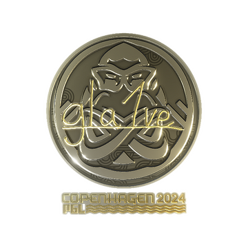 Sticker | gla1ve (Gold) | Copenhagen 2024