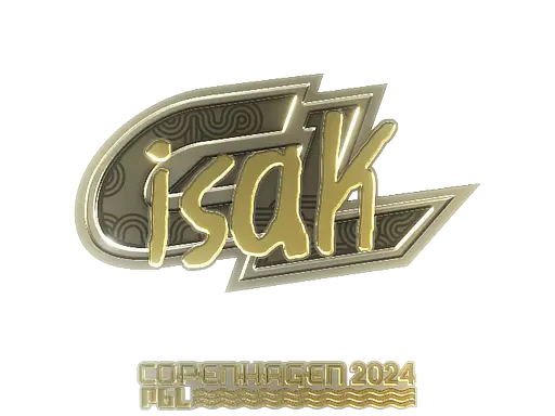 Sticker | isak (Gold) | Copenhagen 2024