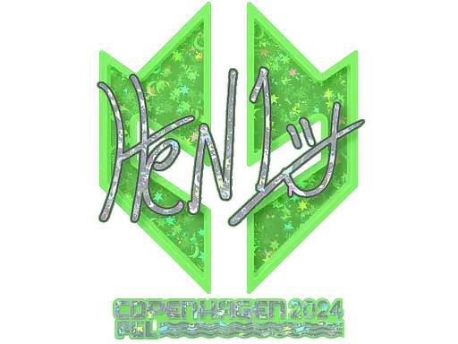 Sticker | HEN1 (Glitter) | Copenhagen 2024