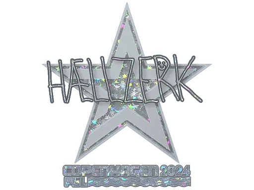 Sticker | hallzerk (Glitter) | Copenhagen 2024