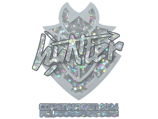 Sticker | huNter- (Glitter) | Copenhagen 2024