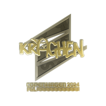 Sticker | kraghen (Gold) | Copenhagen 2024
