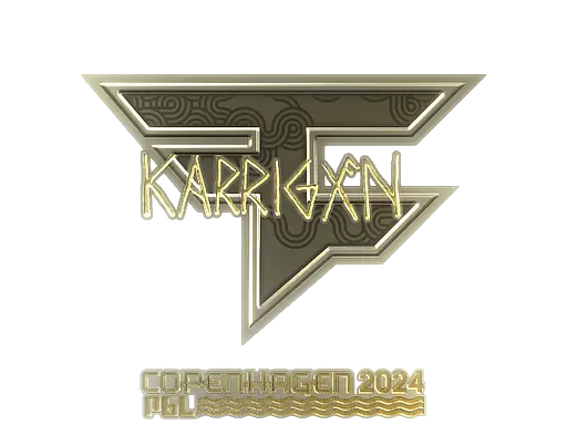Sticker | karrigan (Gold) | Copenhagen 2024