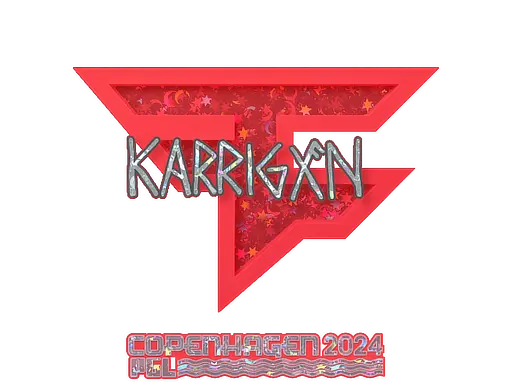 Sticker | karrigan (Glitter) | Copenhagen 2024