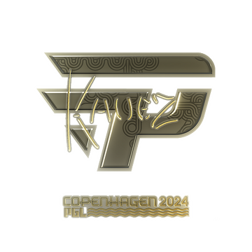 Sticker | kauez (Gold) | Copenhagen 2024