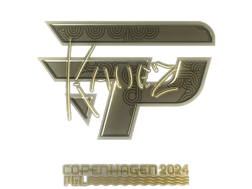 Sticker | kauez (Gold) | Copenhagen 2024