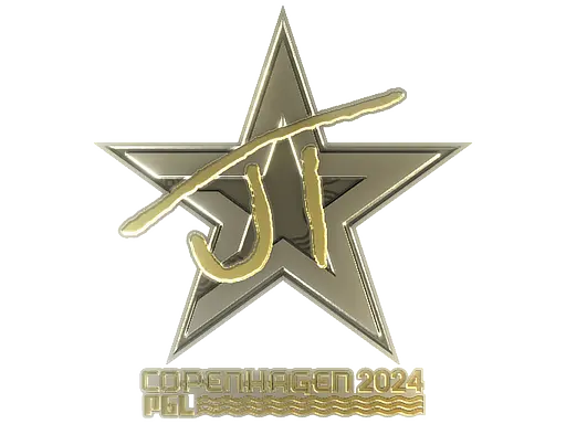 Sticker | JT (Gold) | Copenhagen 2024
