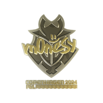 Sticker | m0NESY (Gold) | Copenhagen 2024