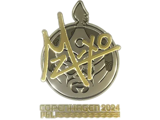 Sticker | mzinho (Gold) | Copenhagen 2024