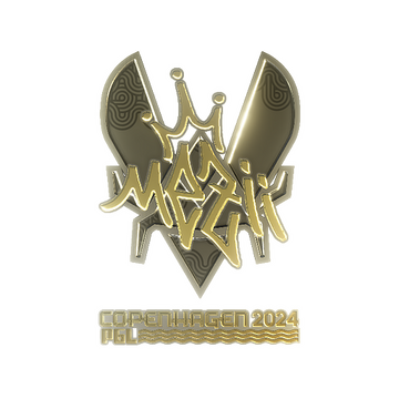 Sticker | mezii (Gold) | Copenhagen 2024