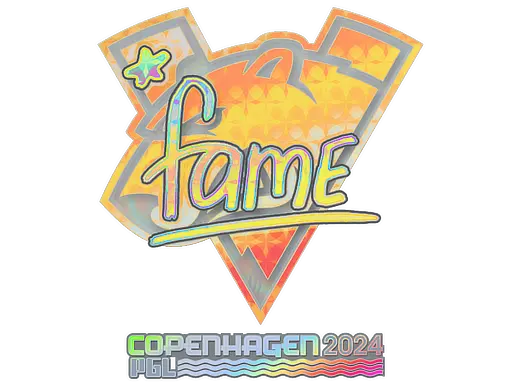 Sticker | fame (Holo) | Copenhagen 2024