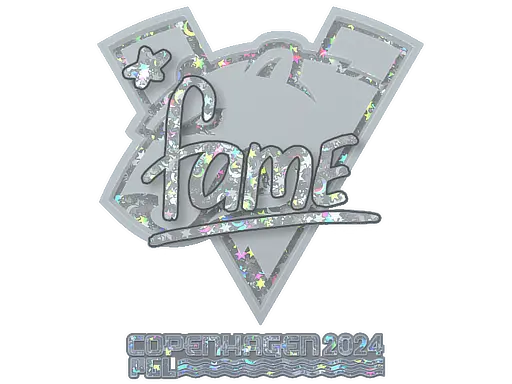 Sticker | fame (Glitter) | Copenhagen 2024
